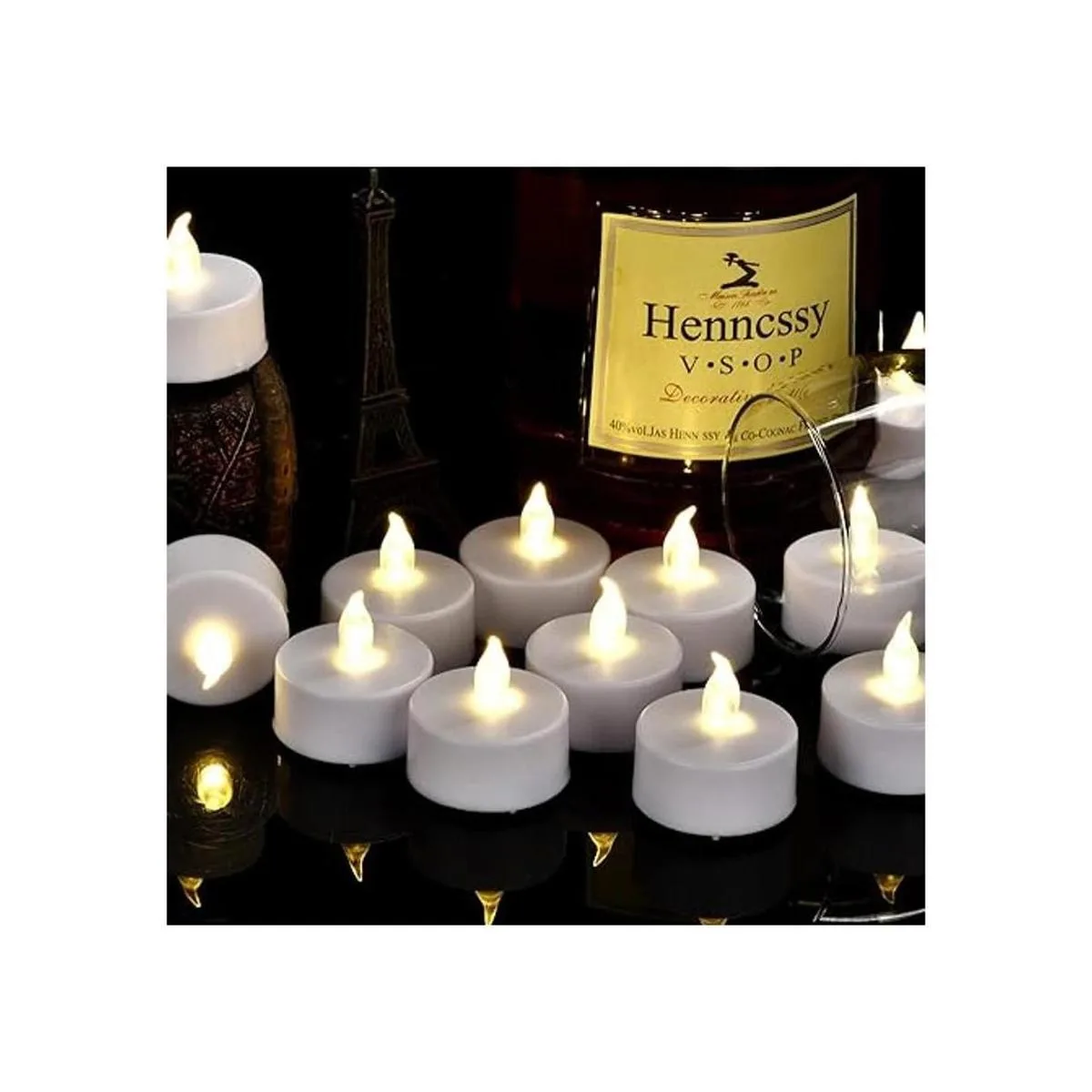 Velas alimentadas por baterías Paquete de 24 velas_3