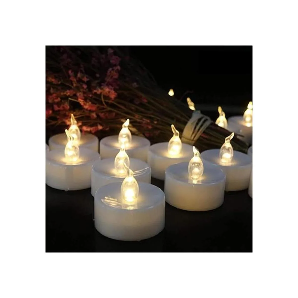 Velas alimentadas por baterías Paquete de 24 velas_2