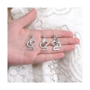 MseaRust 30 dijes de serpiente de aleación dijes de_3