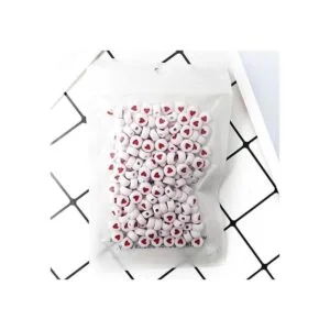 Honbay 200 cuentas planas redondas acrílicas sueltas con_6