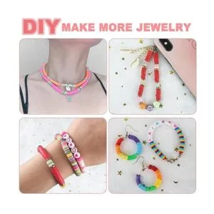 Redtwo Kit de fabricación de pulseras de 5100 cuentas de_2