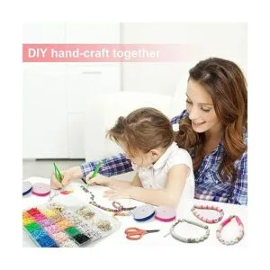 Redtwo Kit de fabricación de pulseras de 5100 cuentas de_5