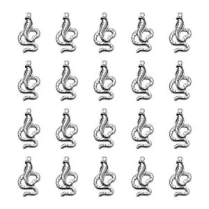 MseaRust 30 dijes de serpiente de aleación dijes de_1