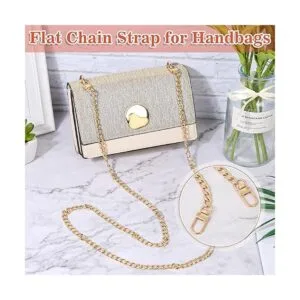 shynek Cadena de oro para bolso 2 correas de cadena_7