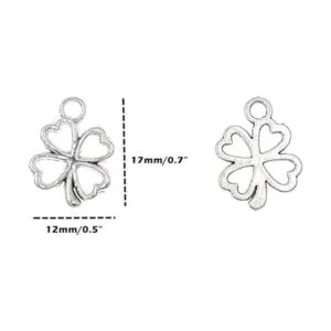 100 colgantes de trébol de cuatro hojas para manualidades_2