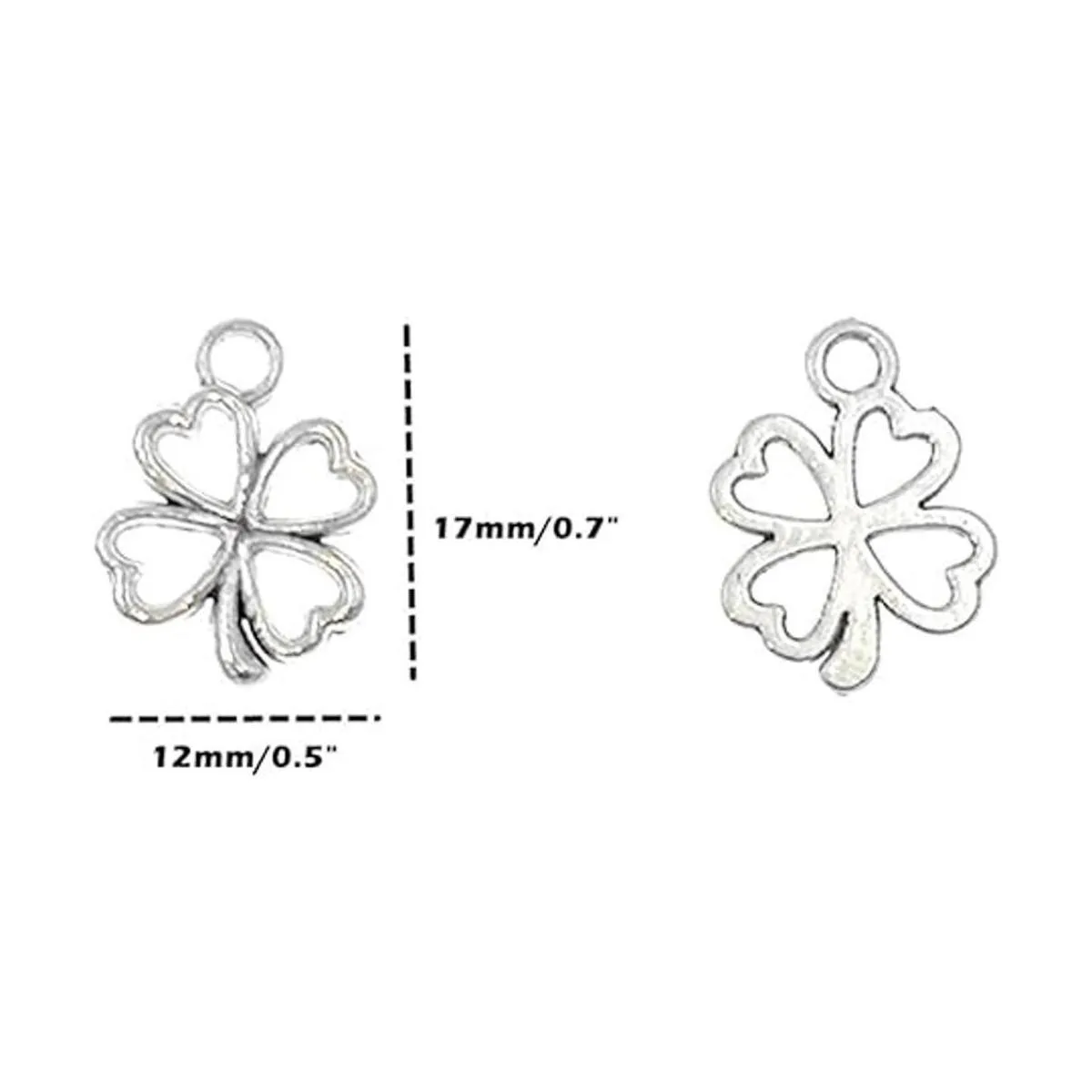 100 colgantes de trébol de cuatro hojas para manualidades_2