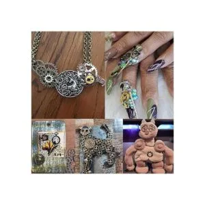 YY colgantes y dijes de engranajes steampunk de reloj_7