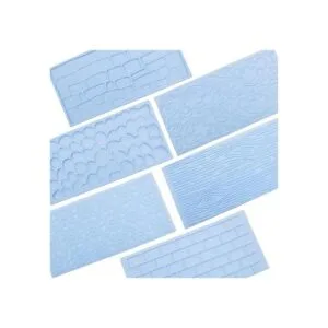 Juego de 6 moldes de fondant para decoración de pasteles_7