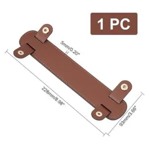 WADORN Almohadilla de cuero genuino para correa de hombro_2