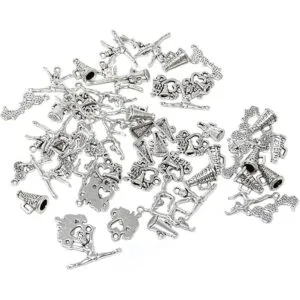 Honbay 60 dijes de aleación para animadora y deportes_3