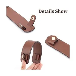 WADORN Almohadilla de cuero genuino para correa de hombro_4