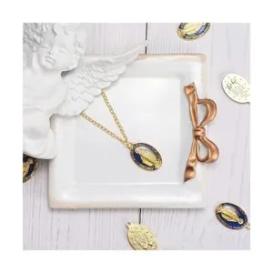 30 dijes de Virgen María colgantes de aleación chapada en_3