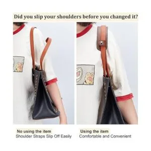 WADORN Almohadilla de cuero genuino para correa de hombro_6