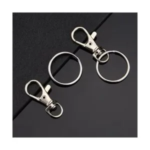 Hapeper Ganchos giratorios de metal con llaveros_5