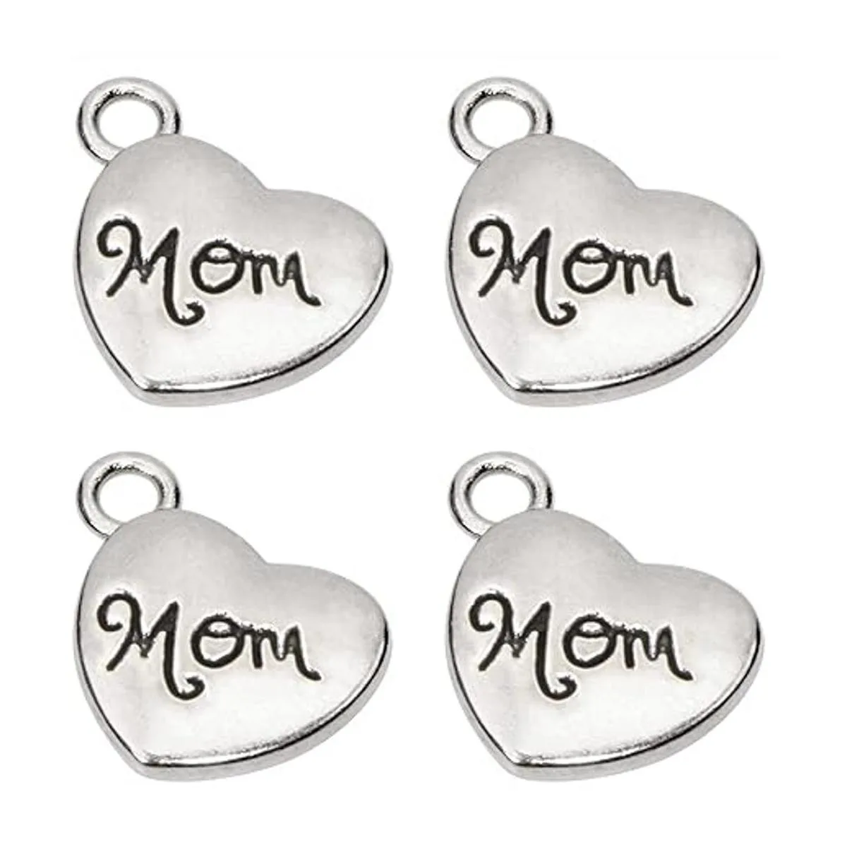 Tupalizy 25 abalorios colgantes de corazón para hacer_1