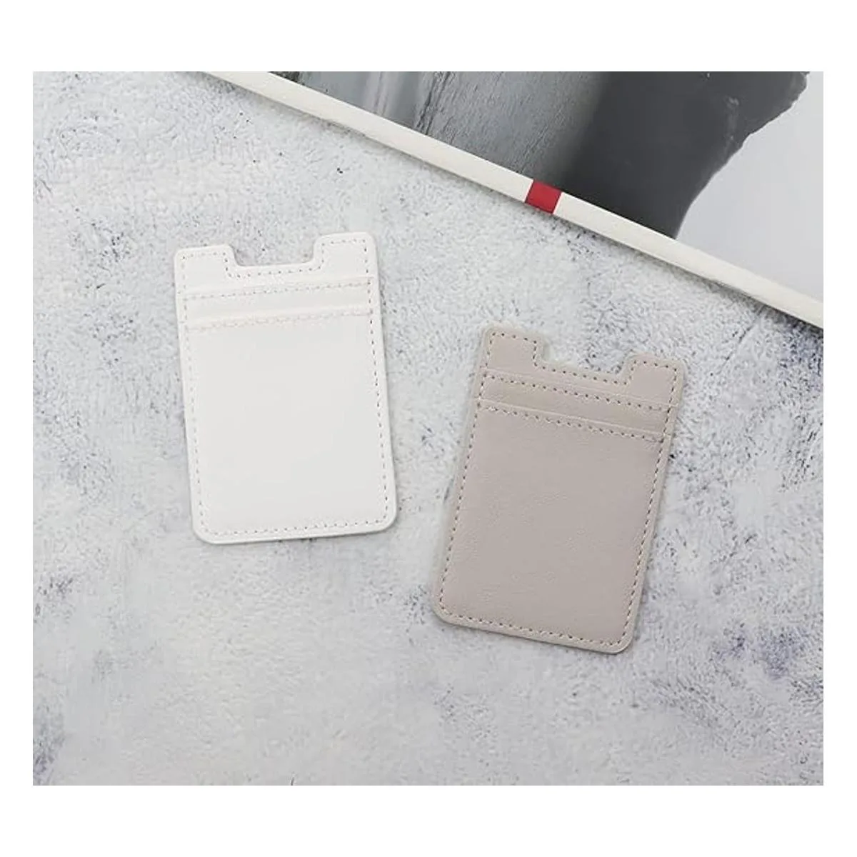 2Pack Phone WalletLeather Phone Card Holder Adhesive_3