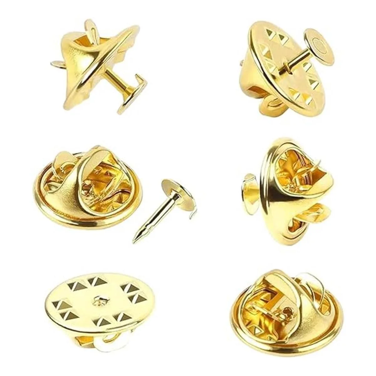 100 pares de tachuelas de mariposa de repuesto con_1