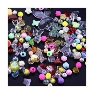 120 cuentas acrílicas estéticas surtidas de colores_3