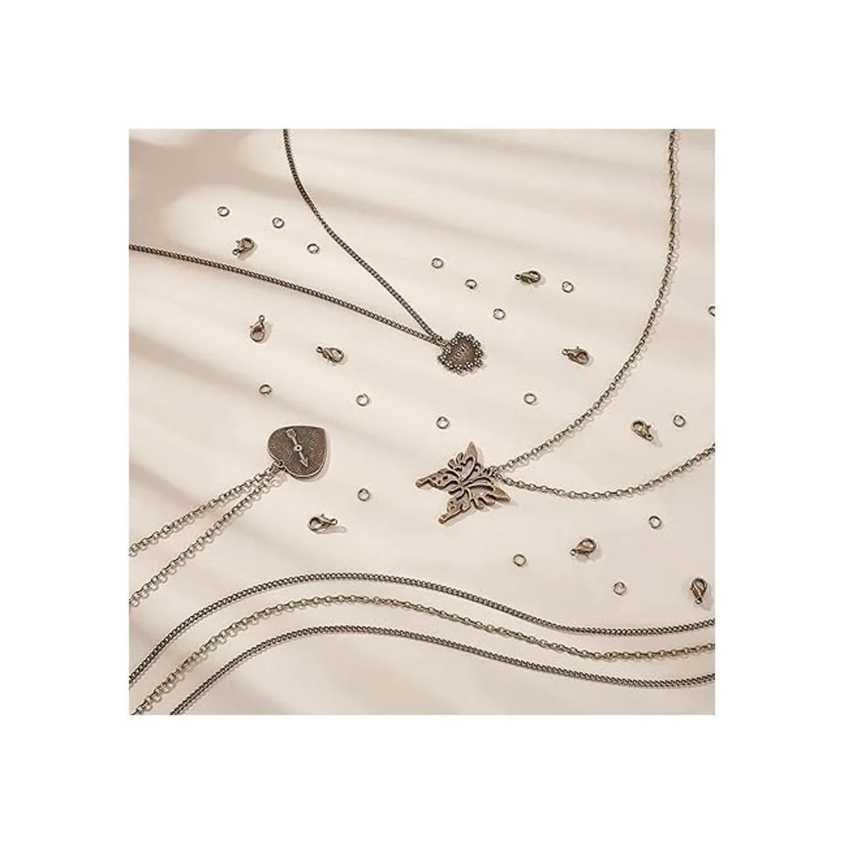 PH PandaHall Cadena de eslabones de hierro trenzado_2