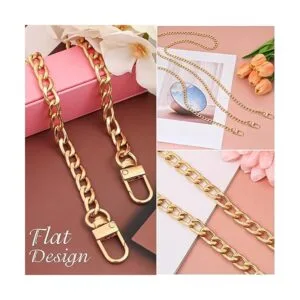 shynek Cadena de oro para bolso 2 correas de cadena_3