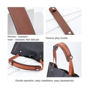 WADORN Almohadilla de cuero genuino para correa de hombro_5