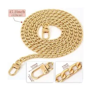 shynek Cadena de oro para bolso 2 correas de cadena_2