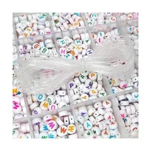 Juego de 1200 piezas de 0.157 x 0.276 in cuentas redondas_3