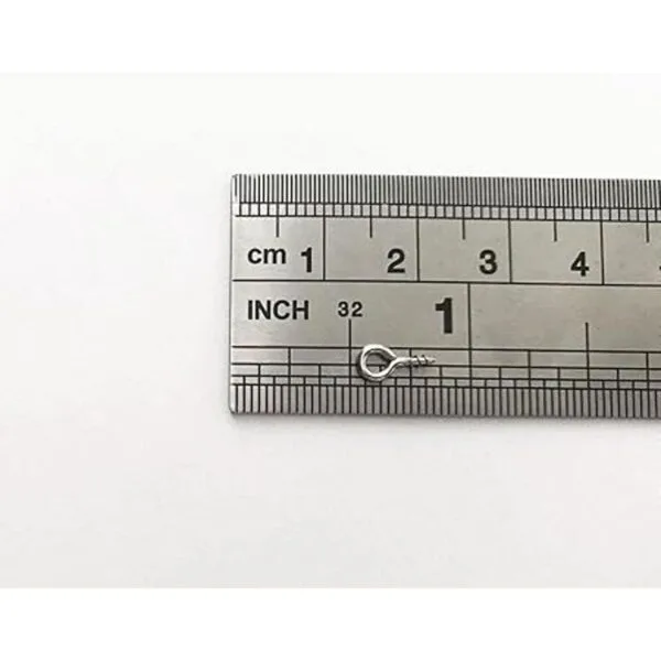 IDEALSV 800 piezas de mini perno de ojo de 0.157 in x_2
