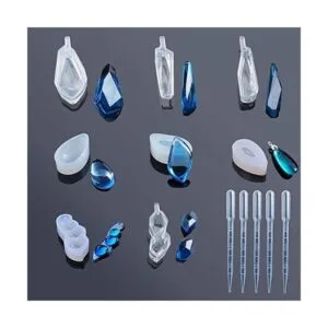 Woohome 8 moldes de silicona transparentes para joyas y 5_2