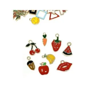 JIALEEY 60 dijes de cristal esmaltado chapado en oro con_5