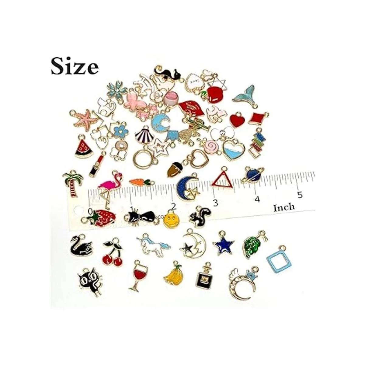 JIALEEY 60 dijes de cristal esmaltado chapado en oro con_6