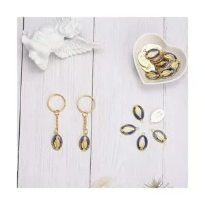 30 dijes de Virgen María colgantes de aleación chapada en_5