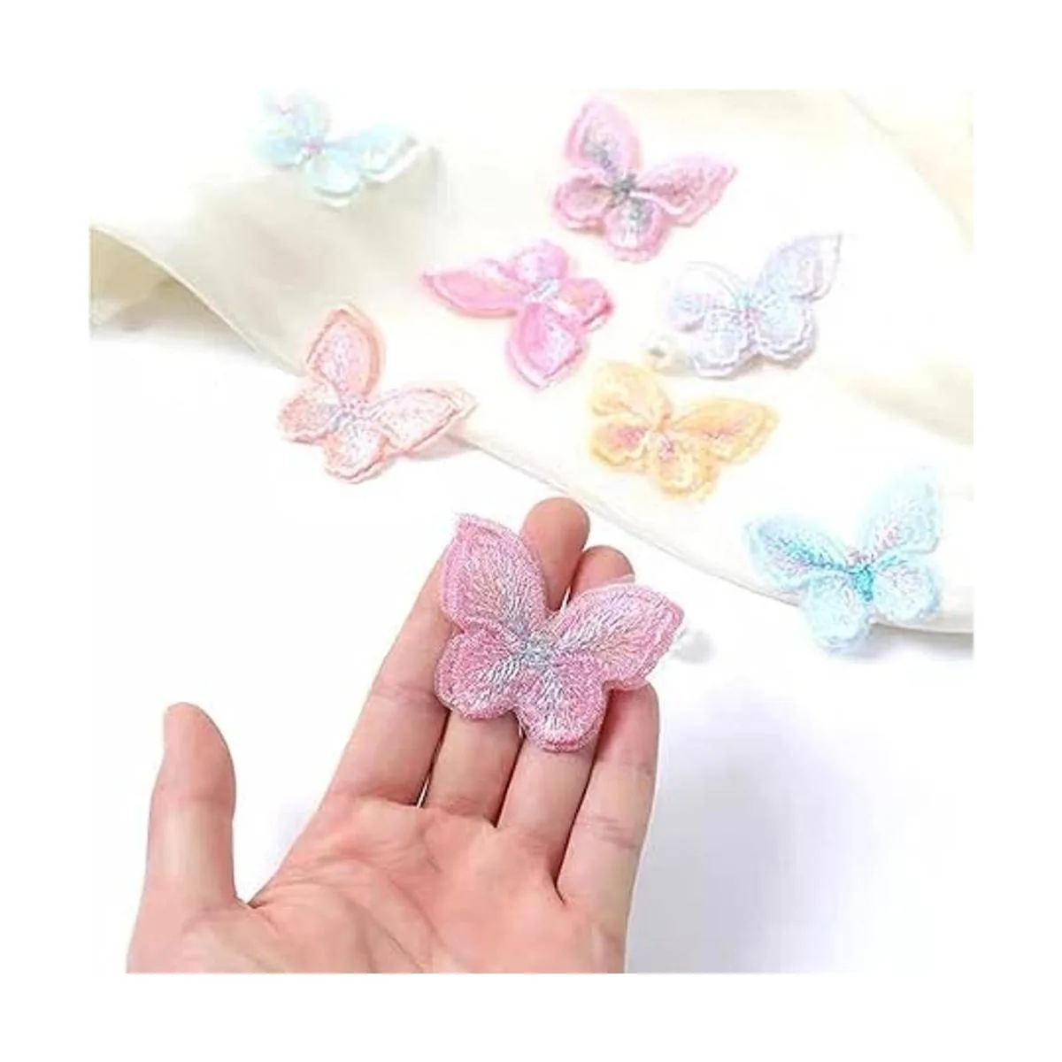 SuiGlory 9 parches coloridos de encaje de mariposa_3