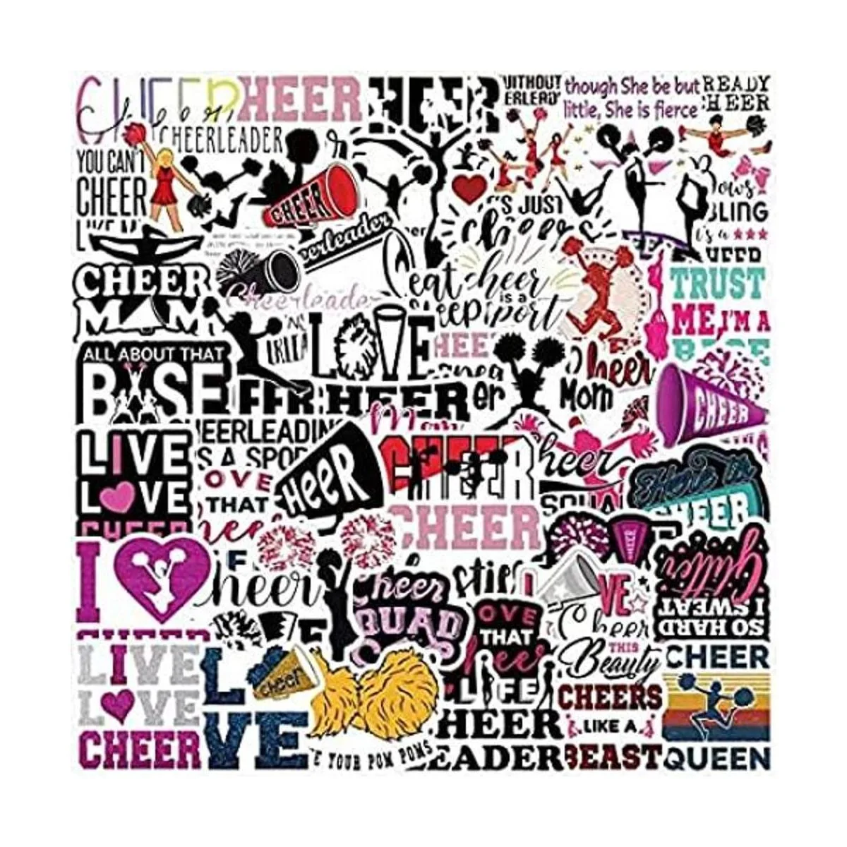 52 calcomanías de animación botellas de agua para laptop_1