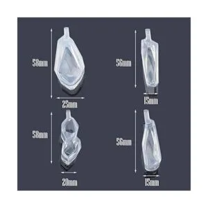 Woohome 8 moldes de silicona transparentes para joyas y 5_4