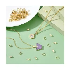 PandaHall 100 pinzas de gancho de fianza a presión_2