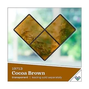 Gallery Glass 19713 Vidriera marrón cacao 2 onzas_2