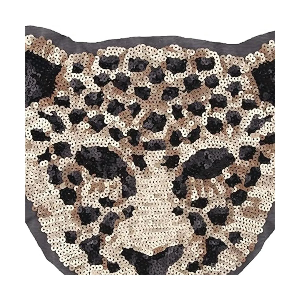 Huluth Parche de leopardo con lentejuelas parche bordado_4