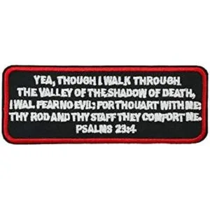 Bible Salmos 234 Parche bordado con plancha para regalos_1