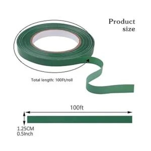 Prudiut 2 rollos de cinta floral verde impermeable cinta_3