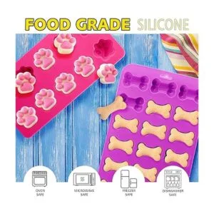 ANAEAT Moldes de silicona reutilizables con forma de pata_2