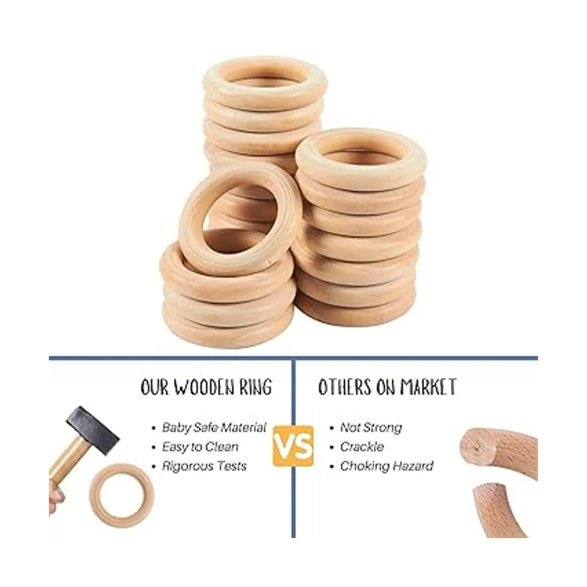 Juguetes de dentición para bebés anillos masticables de_6