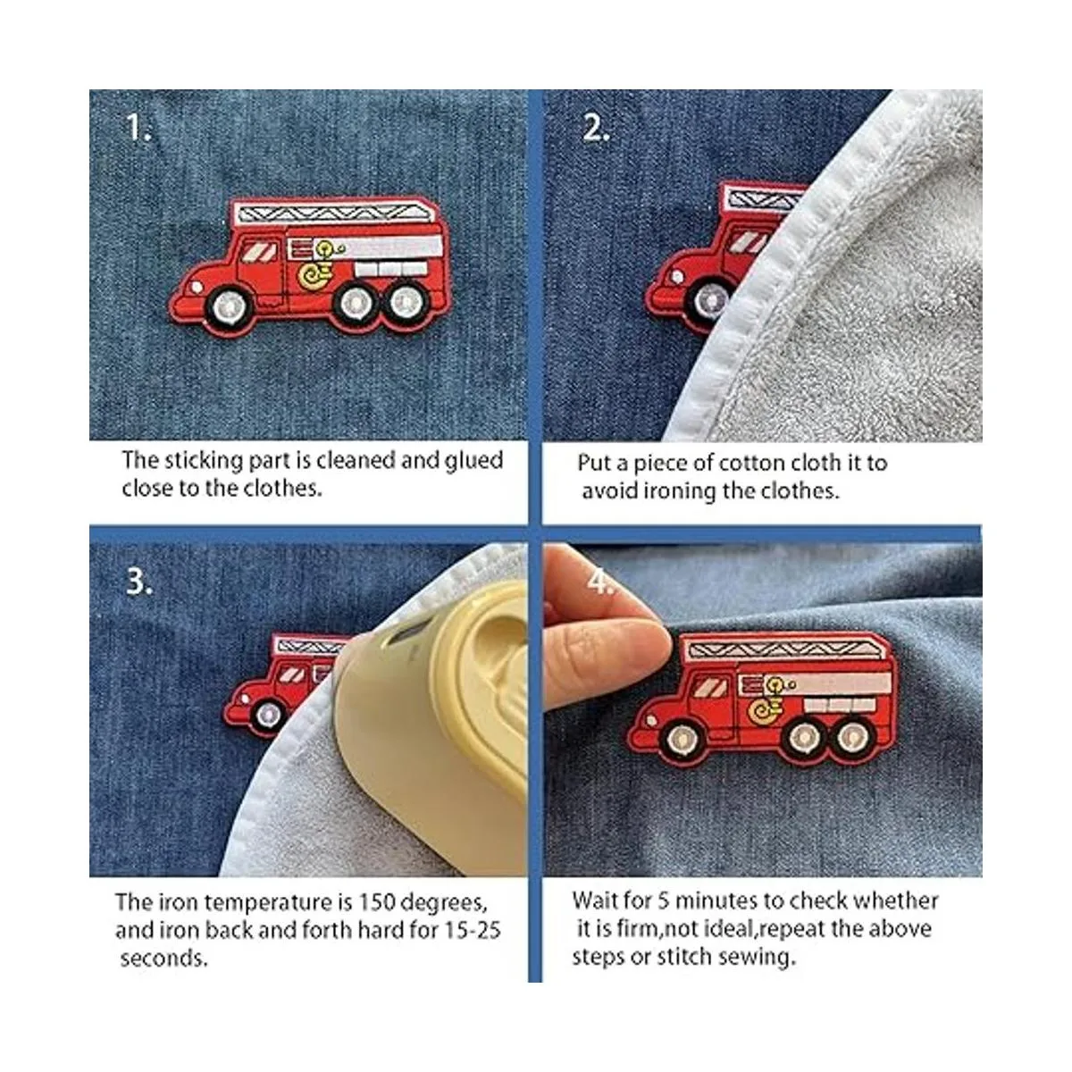 Juego de 9 parches para planchar y coser para automóviles_6