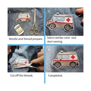 Juego de 9 parches para planchar y coser para automóviles_7