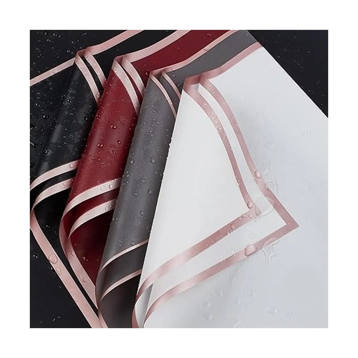 Jutieuo 20 hojas de papel de regalo de flores suministros_7