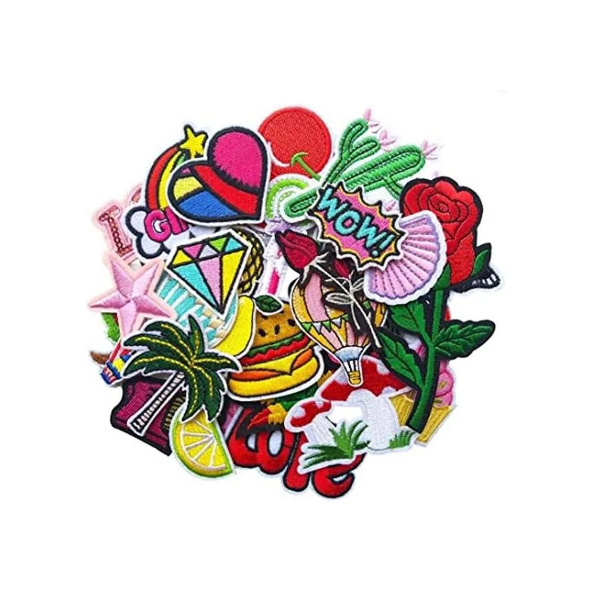 Qingxi Charm 32 piezas surtido de colores dulces y frescos_1