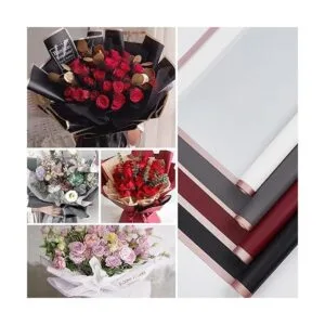 Jutieuo 20 hojas de papel de regalo de flores suministros_6