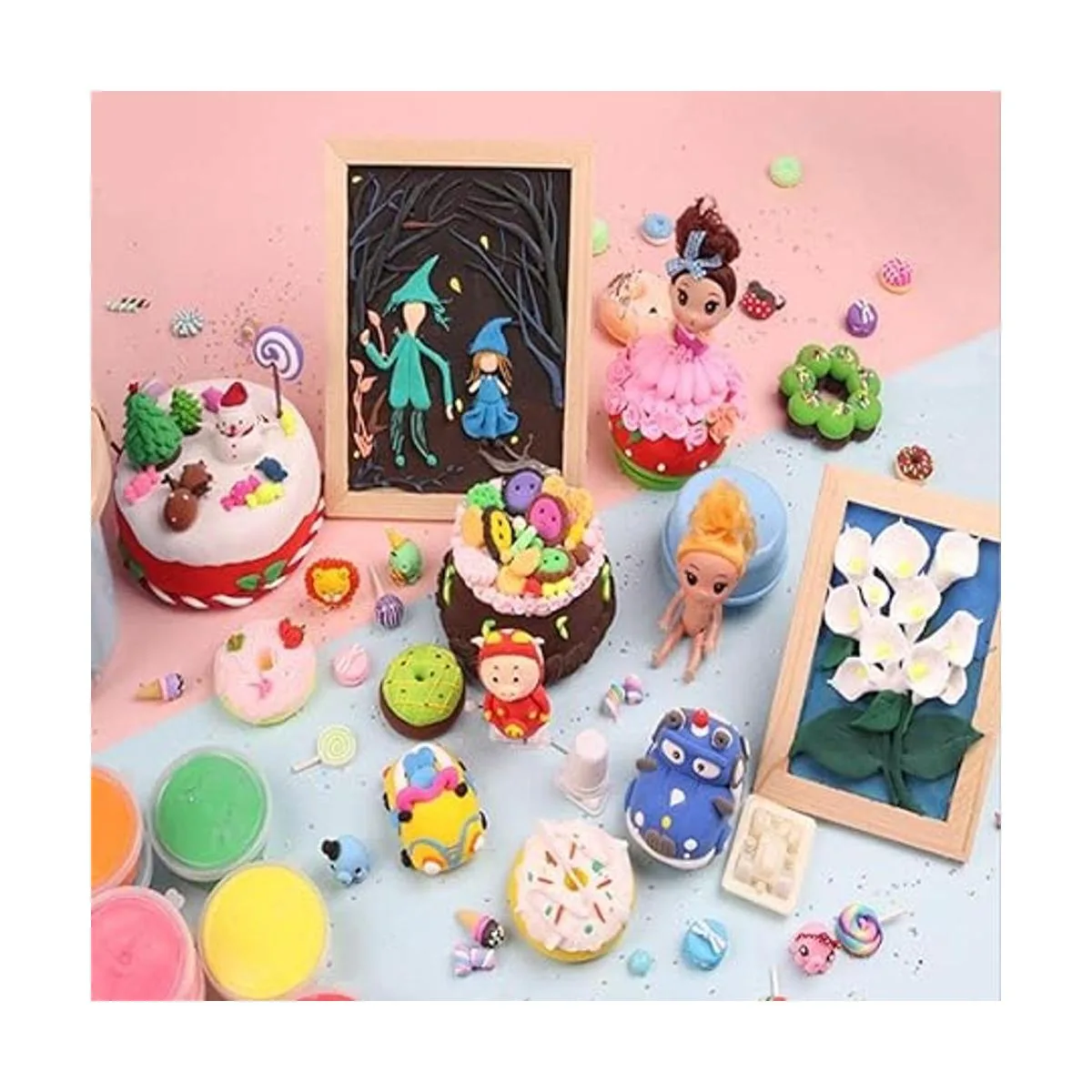 OBTANIM 24 piezas de arcilla seca al aire arcilla_5