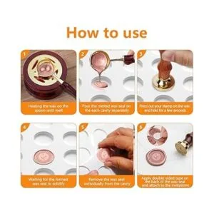Almohadilla de silicona para sello de cera almohadilla de_4