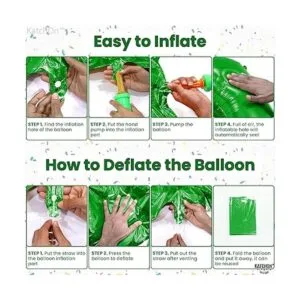 Globo gigante verde oscuro número 3 40 pulgadas Globo_5